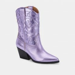 DOLCEVITA LANDEN BOOTS ELECTRIC VIOLET LEATHER