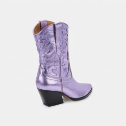DOLCEVITA LANDEN BOOTS ELECTRIC VIOLET LEATHER