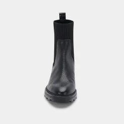 Recurate RESALE LINZA BOOTS BLACK LEATHER - Re:vita