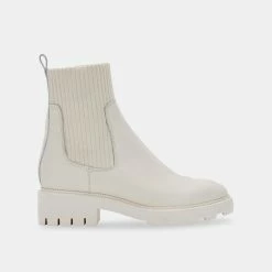 DOLCEVITA LINZA BOOTS IVORY LEATHER