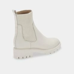 DOLCEVITA LINZA BOOTS IVORY LEATHER