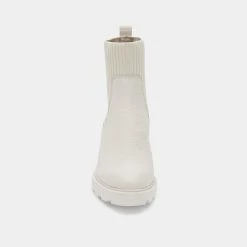 DOLCEVITA LINZA BOOTS IVORY LEATHER