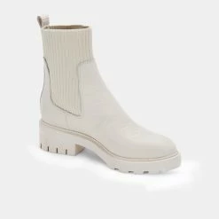 DOLCEVITA LINZA BOOTS IVORY LEATHER