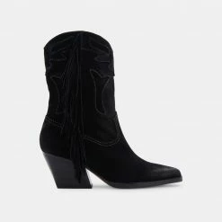 DOLCEVITA LIONA BOOTS IN BLACK SUEDE
