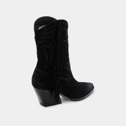 DOLCEVITA LIONA BOOTS IN BLACK SUEDE