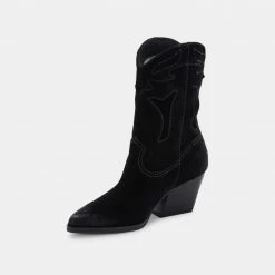 DOLCEVITA LIONA BOOTS IN BLACK SUEDE
