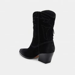 DOLCEVITA LIONA BOOTS IN BLACK SUEDE