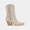 DOLCEVITA LIONA BOOTS IN IVORY LEATHER