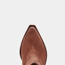 DOLCEVITA NASHE BOOTIES CHOCOLATE LEATHER