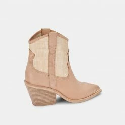 DOLCEVITA NASHE BOOTIES TAN NUBUCK