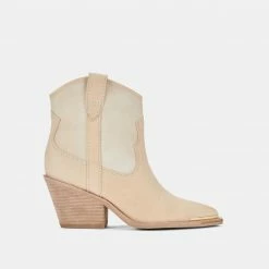 DOLCEVITA NASHE BOOTIES VANILLA NUBUCK