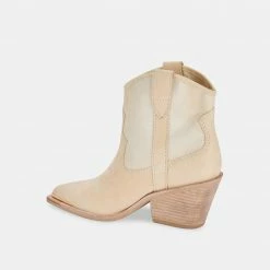 DOLCEVITA NASHE BOOTIES VANILLA NUBUCK
