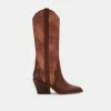 DOLCEVITA NAVENE BOOTS CHOCOLATE LEATHER