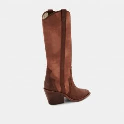 DOLCEVITA NAVENE BOOTS CHOCOLATE LEATHER