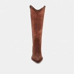 DOLCEVITA NAVENE BOOTS CHOCOLATE LEATHER