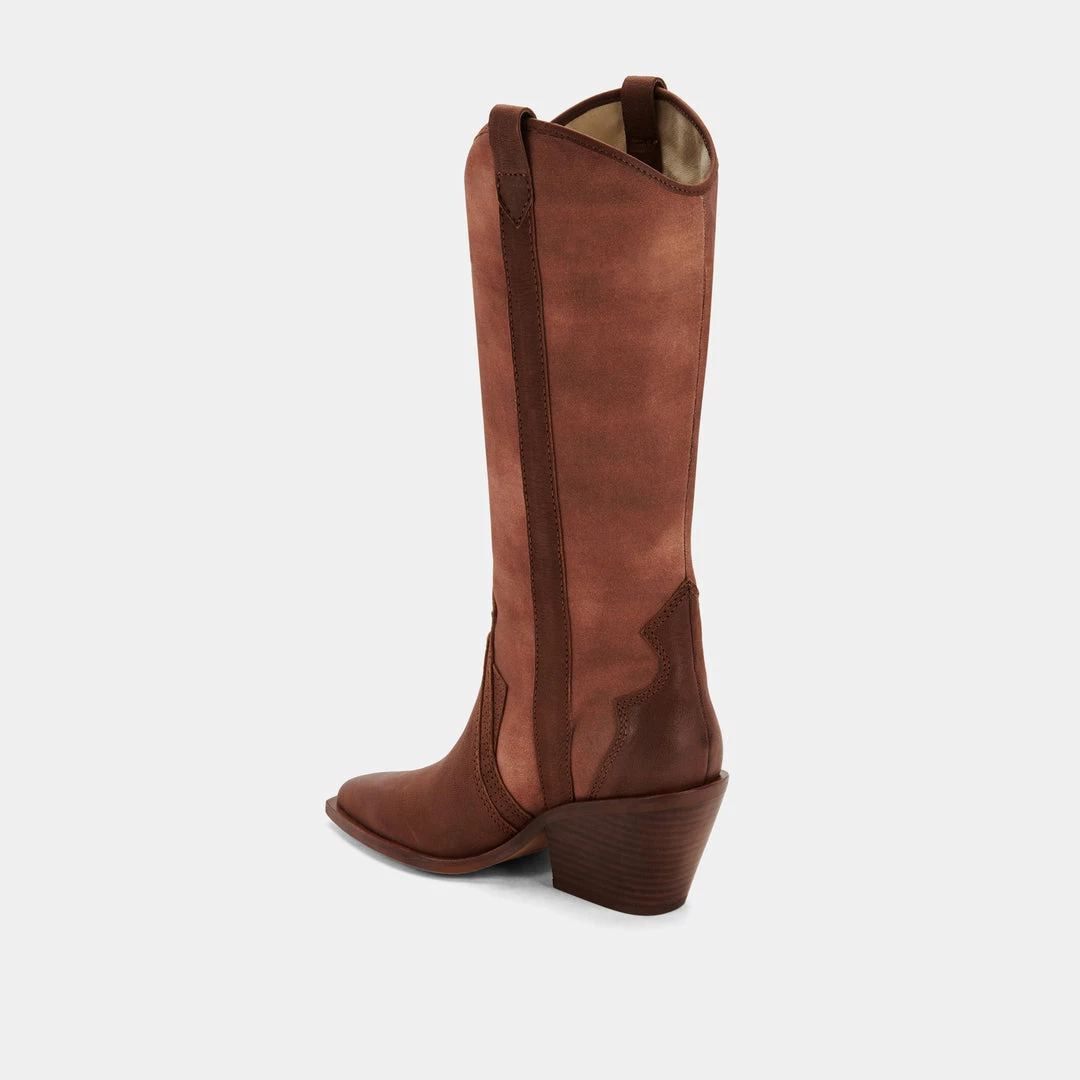 DOLCEVITA NAVENE BOOTS CHOCOLATE LEATHER