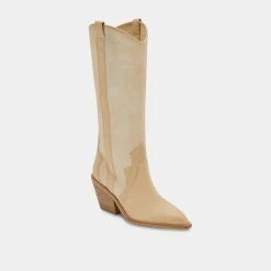 DOLCEVITA NAVENE BOOTS VANILLA NUBUCK