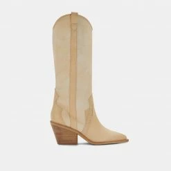 DOLCEVITA NAVENE BOOTS VANILLA NUBUCK