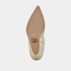 DOLCEVITA NESTLY BOOTIES LIGHT GOLD METALLIC SUEDE