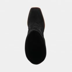 DOLCEVITA NOKIA BOOTS BLACK SUEDE