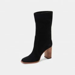 DOLCEVITA NOKIA BOOTS BLACK SUEDE