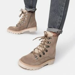 DOLCEVITA PUCK BOOTIES DK TAUPE SUEDE