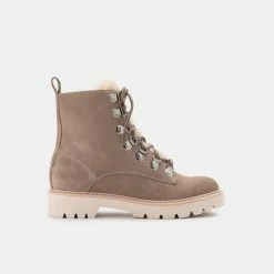 DOLCEVITA PUCK BOOTIES DK TAUPE SUEDE