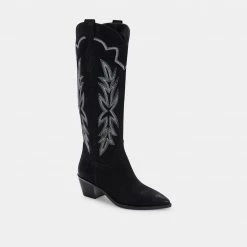 DOLCEVITA SHIREN BOOTS BLACK NUBUCK