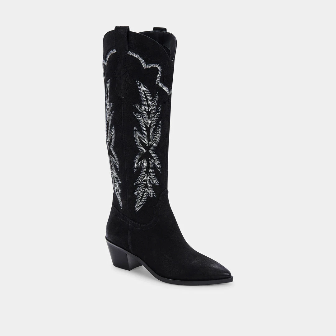 DOLCEVITA SHIREN BOOTS BLACK NUBUCK