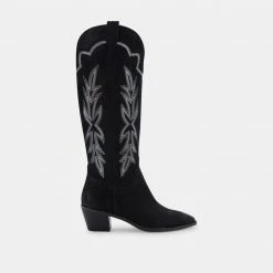DOLCEVITA SHIREN BOOTS BLACK NUBUCK