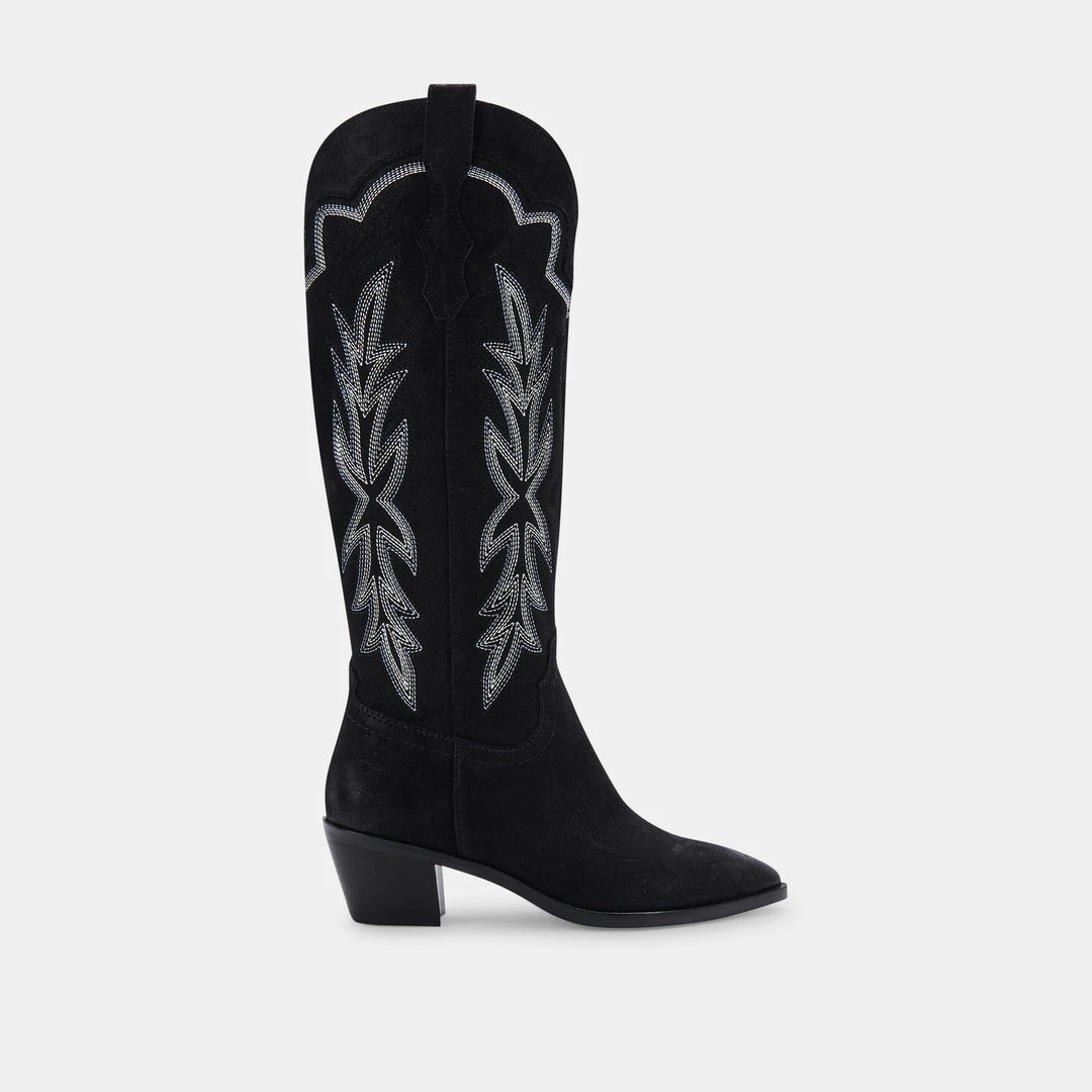 DOLCEVITA SHIREN BOOTS BLACK NUBUCK