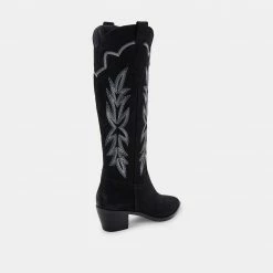 DOLCEVITA SHIREN BOOTS BLACK NUBUCK