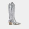 DOLCEVITA SHIREN BOOTS SILVER METALLIC SUEDE