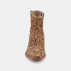 DOLCEVITA SILMA BOOTIES IN LEOPARD CALF HAIR