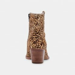 DOLCEVITA SILMA BOOTIES IN LEOPARD CALF HAIR
