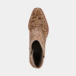 DOLCEVITA SILMA BOOTIES IN LEOPARD CALF HAIR