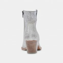 DOLCEVITA SILMA BOOTIES IN SILVER MULTI CALF HAIR