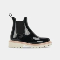 DOLCEVITA STORMY RAINBOOTS ONYX PATENT STELLA