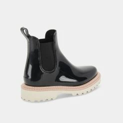 DOLCEVITA STORMY RAINBOOTS ONYX PATENT STELLA