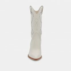 DOLCEVITA SULA BOOTS OFF WHITE LEATHER