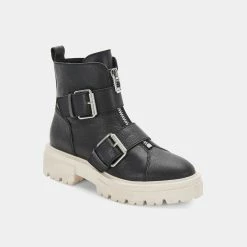 Recurate RESALE AVARI BOOTS BLACK LEATHER Re:vita