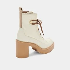 DOLCEVITA CELIDA BOOTS OFF WHITE NYLON