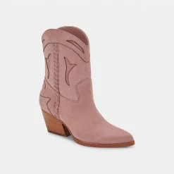 DOLCEVITA LORAL BOOTIES ROSE NUBUCK