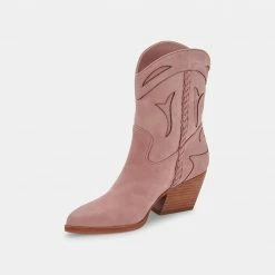 DOLCEVITA LORAL BOOTIES ROSE NUBUCK