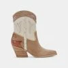 DOLCEVITA LORAL BOOTIES TAUPE MULTI SUEDE