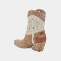 DOLCEVITA LORAL BOOTIES TAUPE MULTI SUEDE