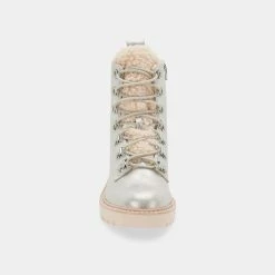 DOLCEVITA PUCK BOOTIES SILVER STELLA