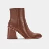 DOLCEVITA TERRIE BOOTIES CHOCOLATE LEATHER