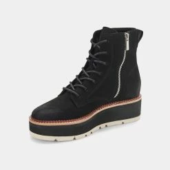 DOLCEVITA TIG BOOTS BLACK NUBUCK
