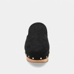 DOLCEVITA CLOSEN CLOGS BLACK NUBUCK